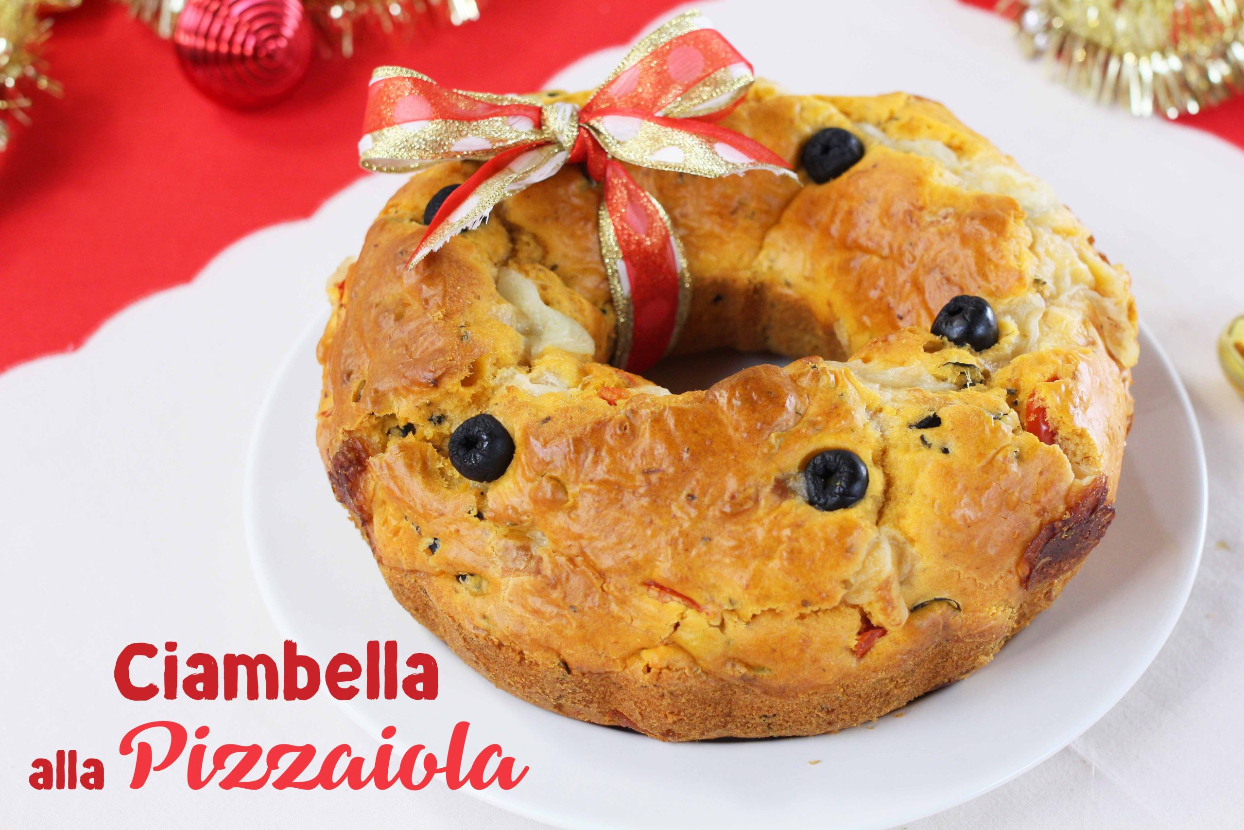 Ciambella Salata Alla Pizzaiola - Ricetta Facile E Senza Lievitazione ...