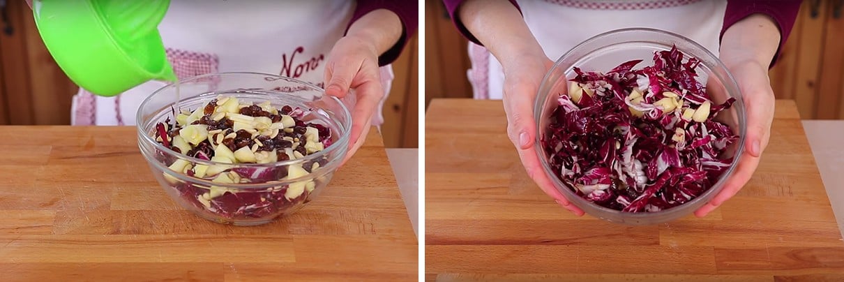 Insalata radicchio e mela ricetta facile - Step 4