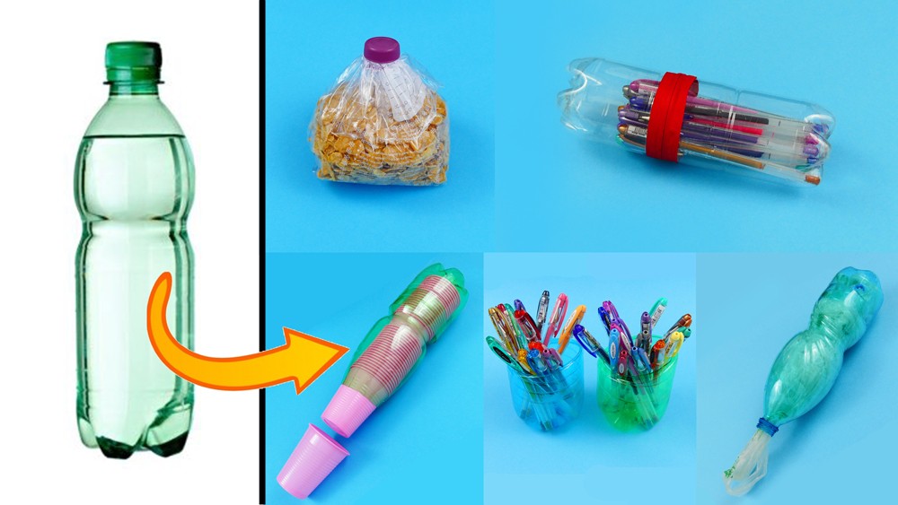 Come riciclare le bottiglie di plastica - Fatto in casa da Benedetta