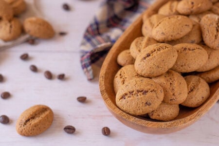 Biscotti al caffè friabili