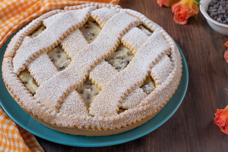 Crostata ricotta e cioccolato