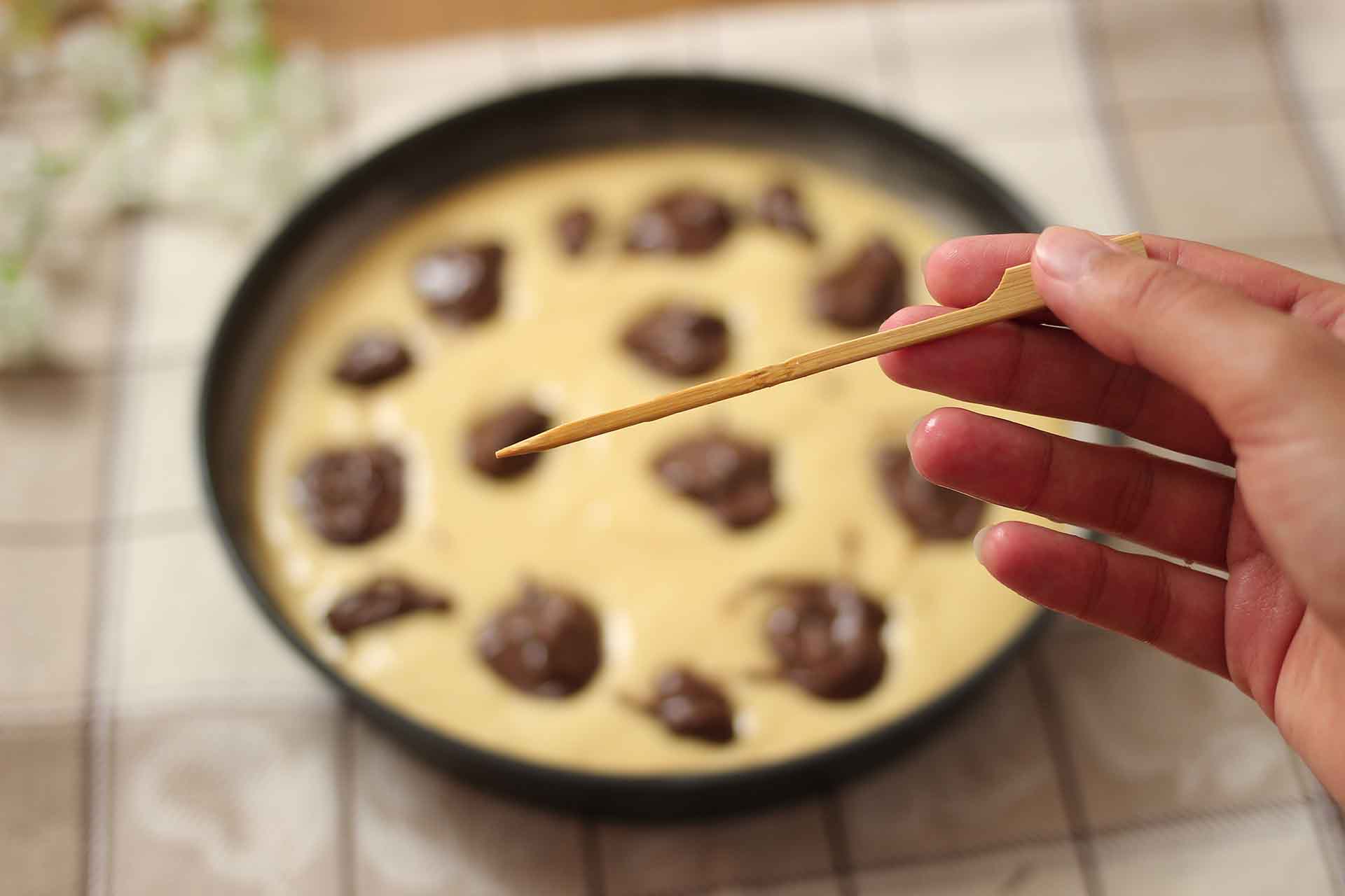 Torta soffice variegata alla Nutella - Step 7