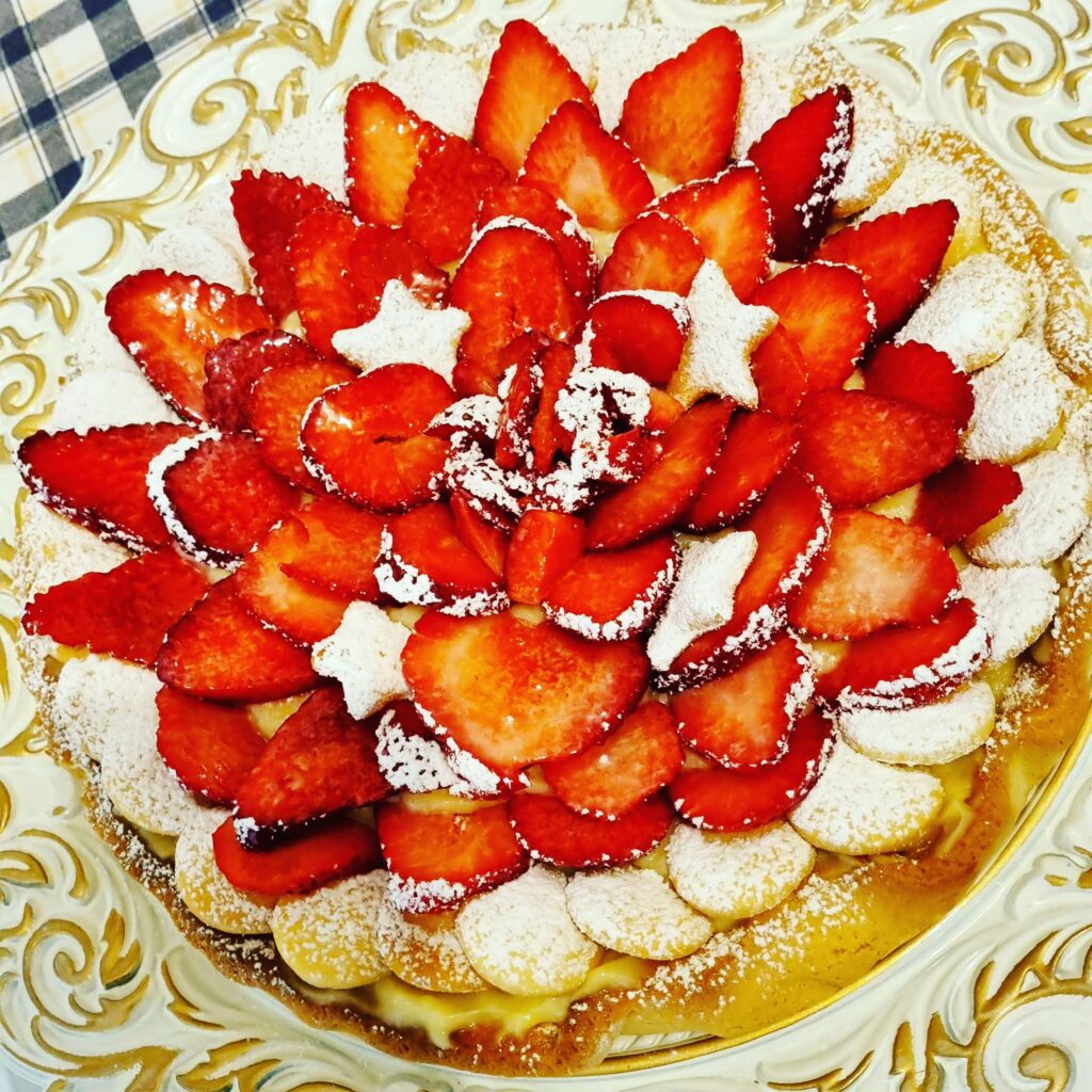 Crostata Morbida Crema E Fragole Ricetta Fatto In Casa Da Benedetta