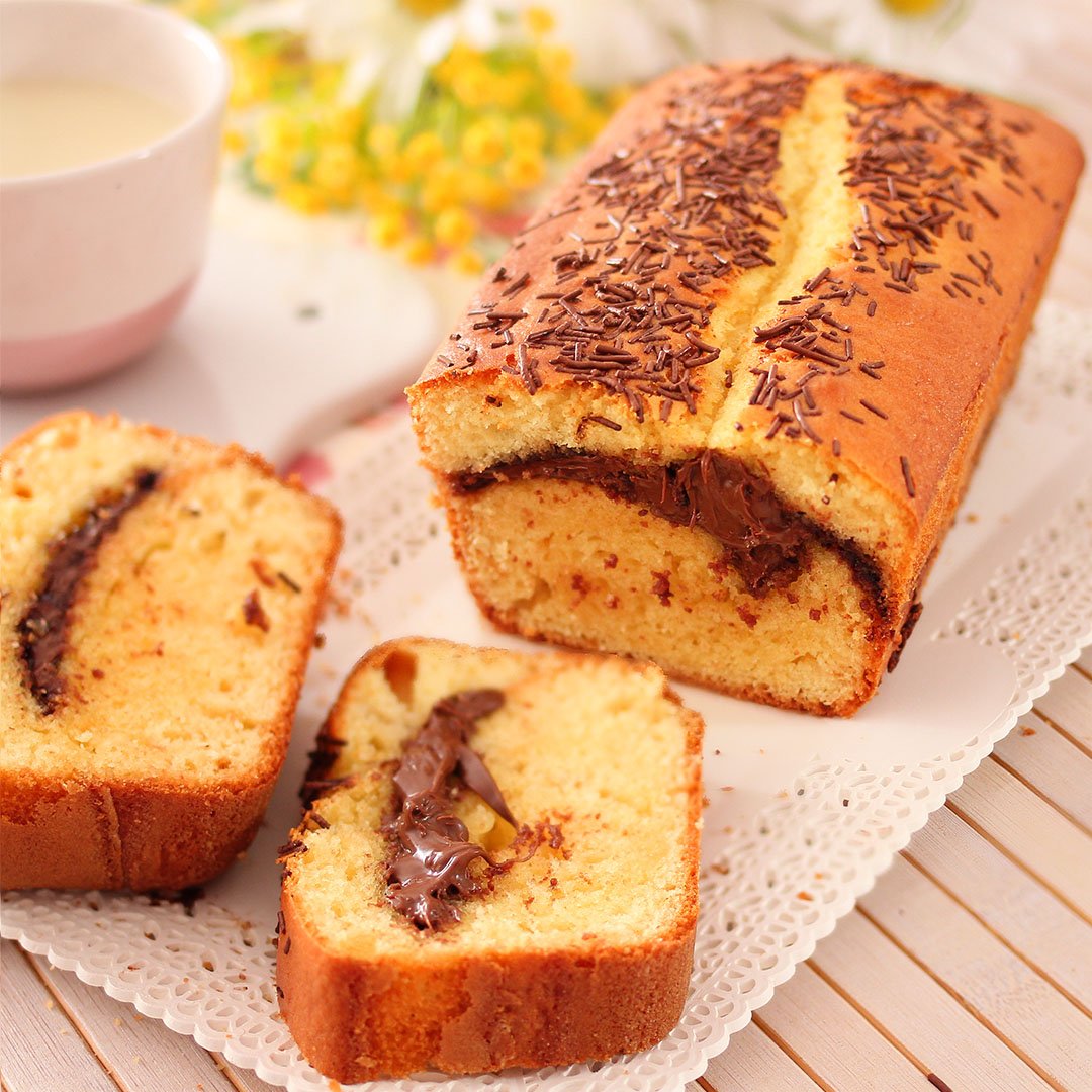 Plumcake allo yogurt cuor di cioccolato - Step 6