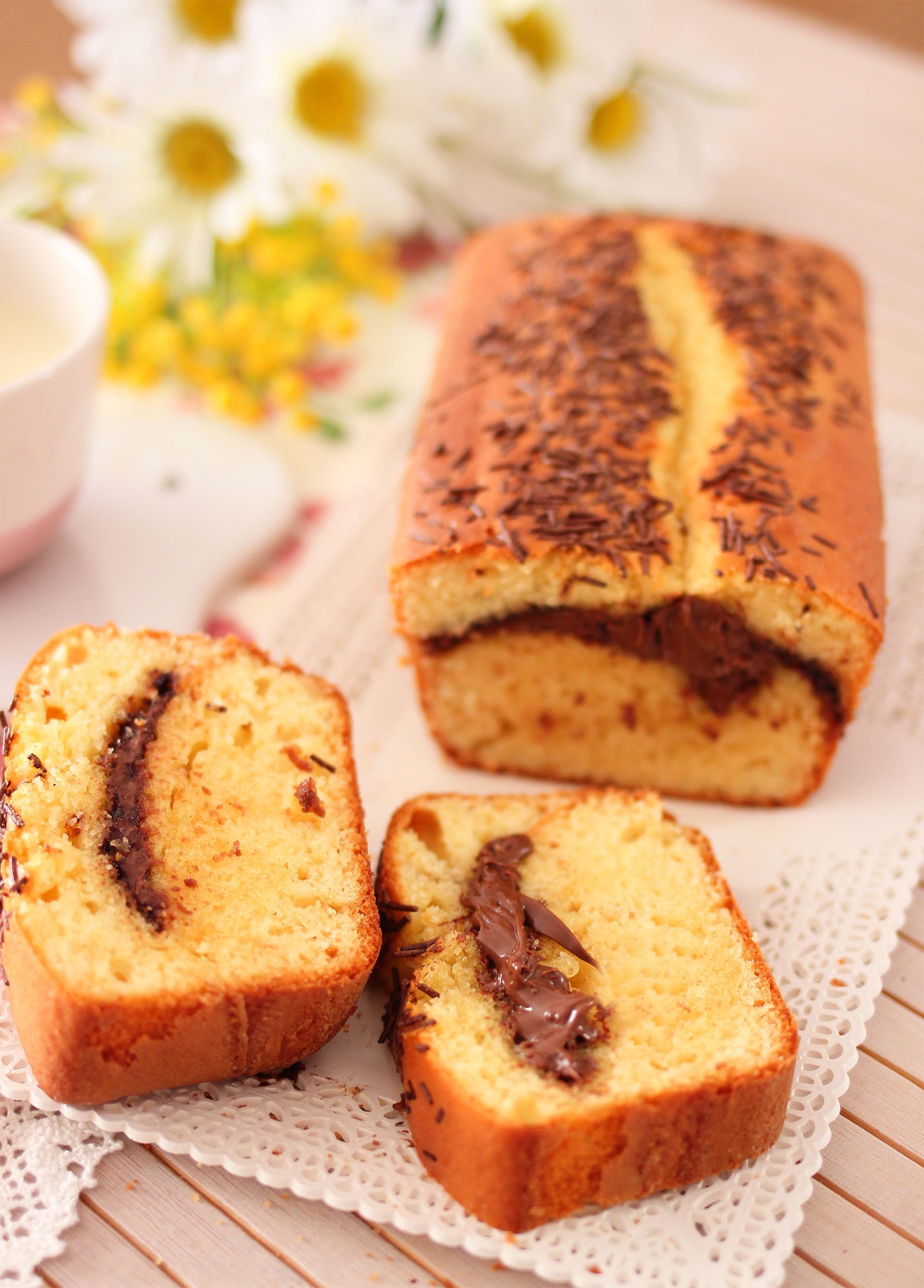 Plumcake allo yogurt cuor di cioccolato - Step 7