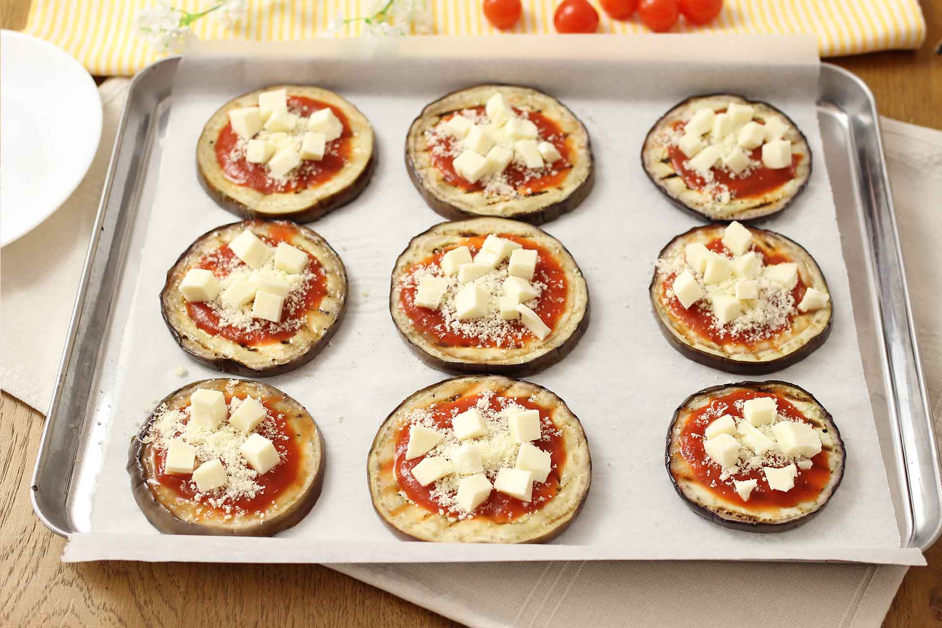 Pizzette di melanzane al forno - Step 2