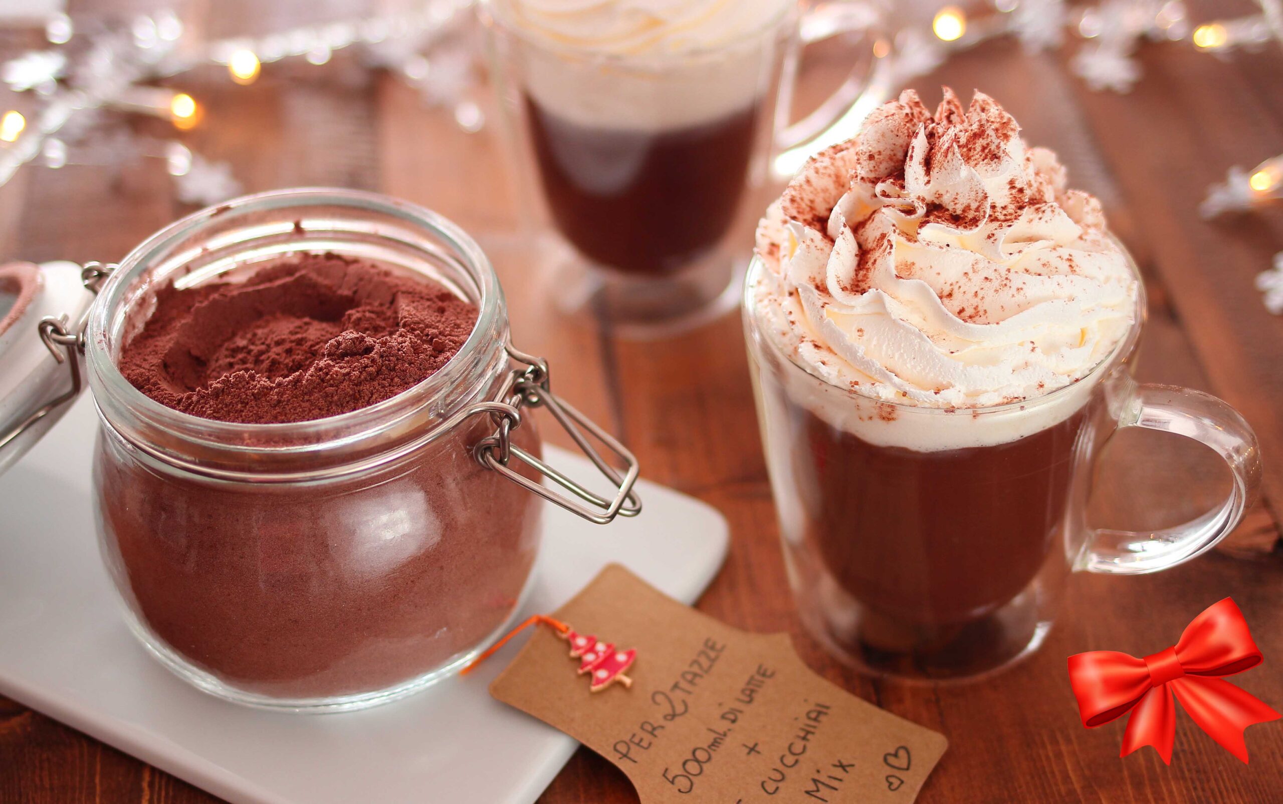 Mix per cioccolata calda cremosa - idea regalo di Natale - Ricetta Fatto in  casa da Benedetta