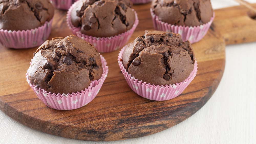 Muffin al cioccolato senza glutine - Ricetta Fatto in casa da Benedetta