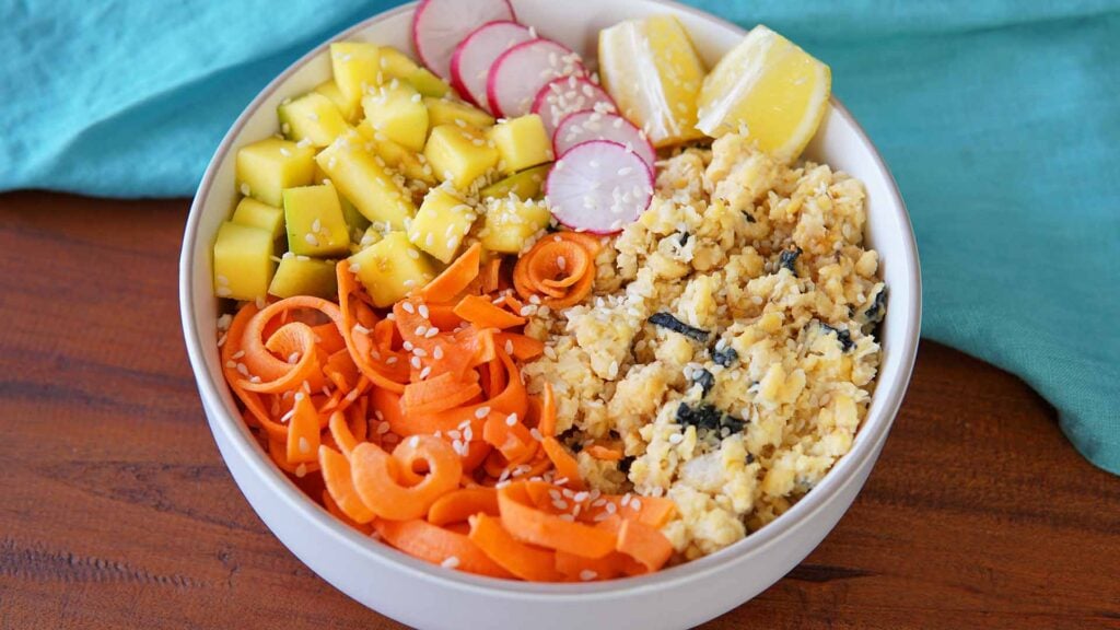 Poke bowl vegano