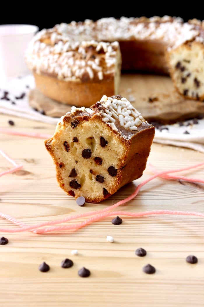 Ciambellone allo yogurt con gocce di cioccolato - Step 8