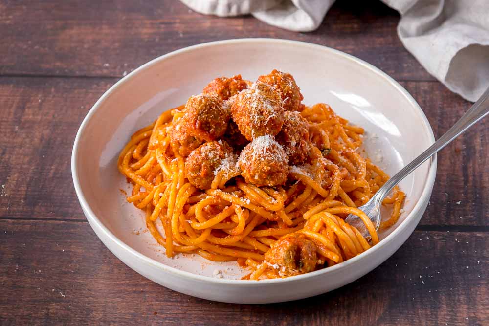 Spaghetti con polpette - Ricetta Fatto in casa da Benedetta