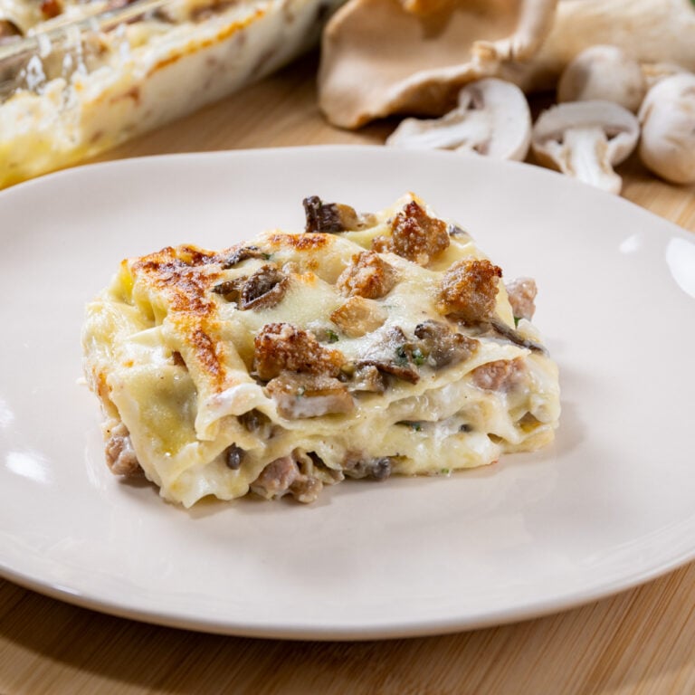 Lasagne Funghi E Salsiccia - Ricetta Fatto In Casa Da Benedetta