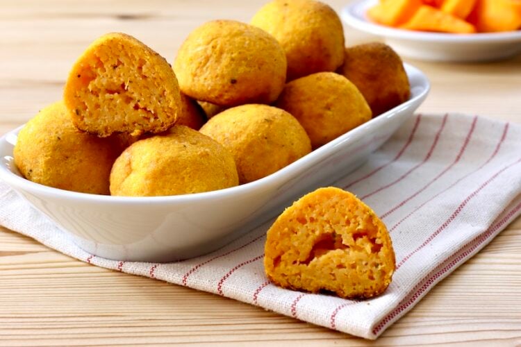 Polpette di zucca in friggitrice ad aria