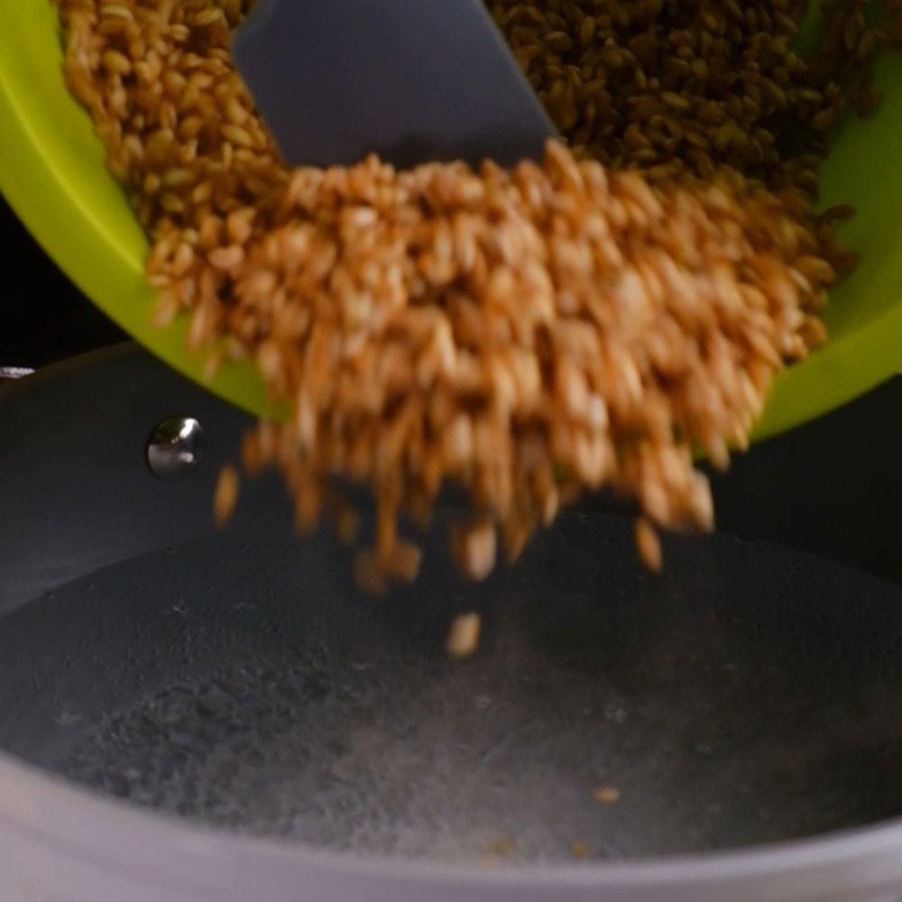 Farro con pesto di zucchine e mandorle - Step 6