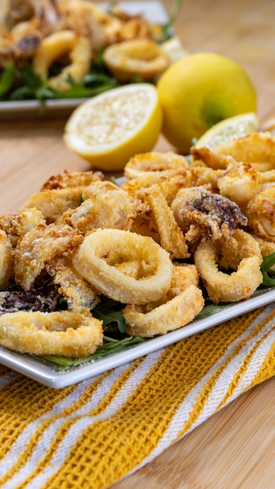 Calamari fritti in friggitrice ad aria - Step 7