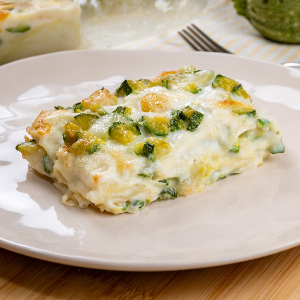 lasagne zucchine e gamberetti