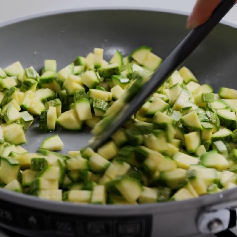 Lasagne zucchine e gamberetti - Step 3