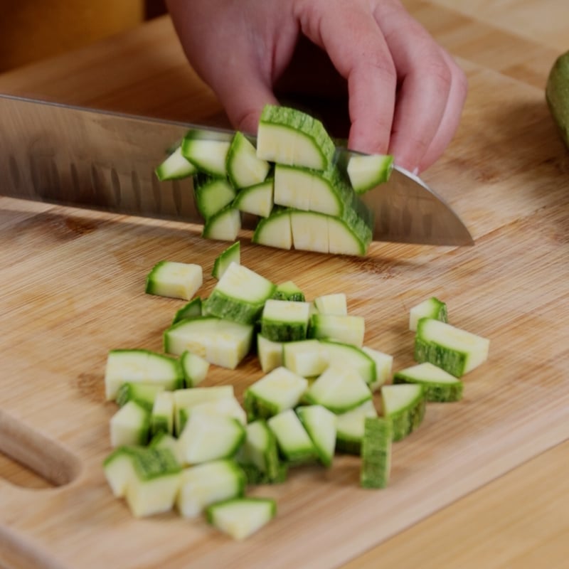 Lasagne zucchine e gamberetti - Step 1