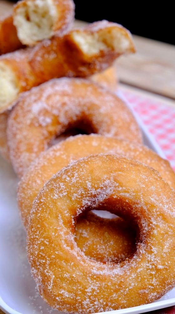 Ciambelle fritte con lo zucchero - Step 13