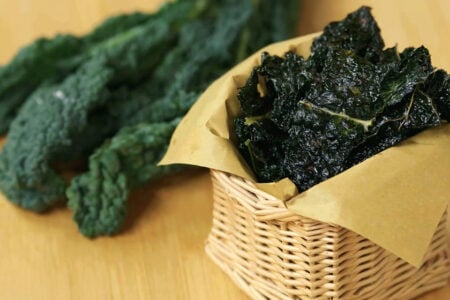 Chips di cavolo nero