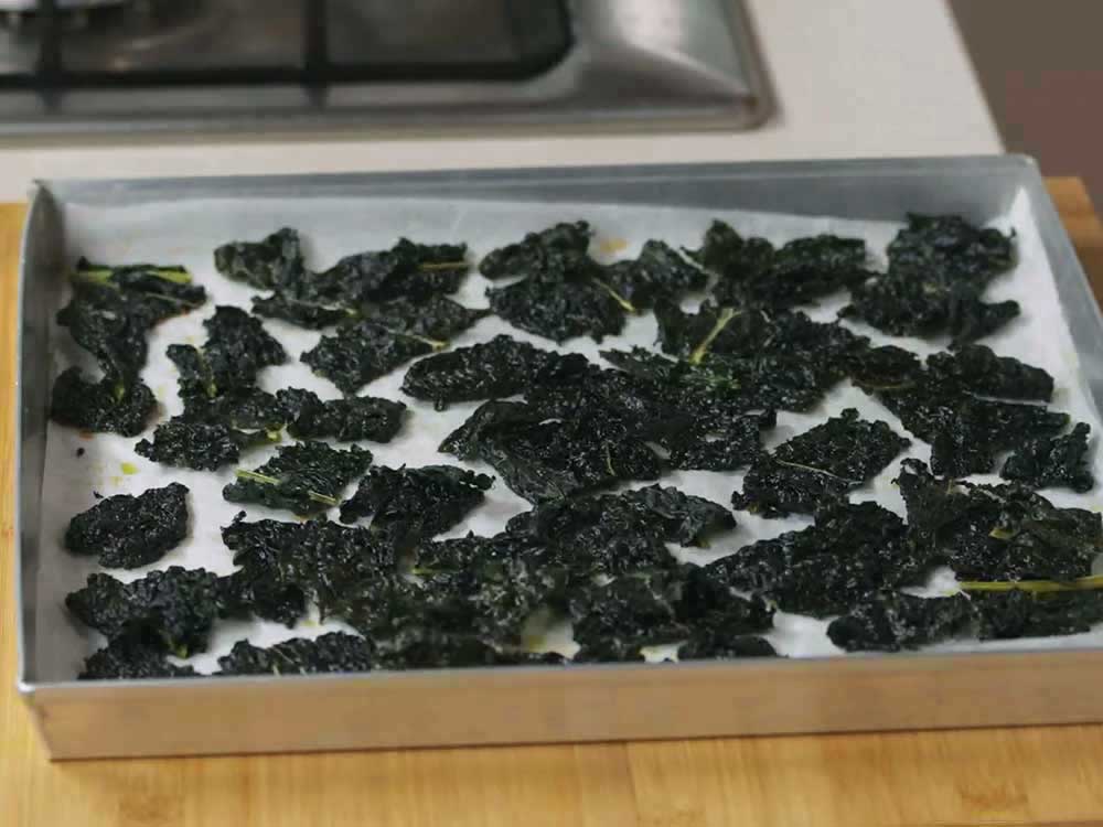 Chips di cavolo nero - Step 4