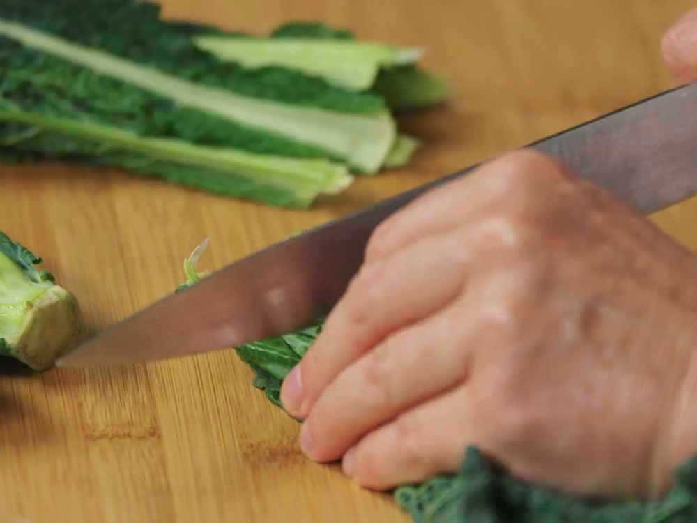 Chips di cavolo nero - Step 1