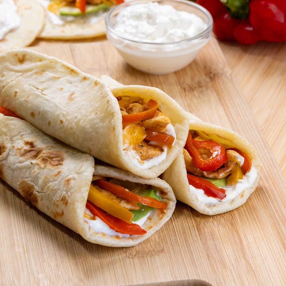 fajitas di pollo