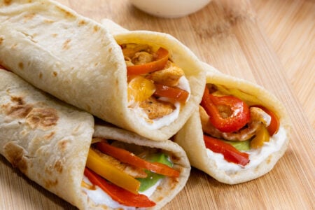 Fajitas di pollo