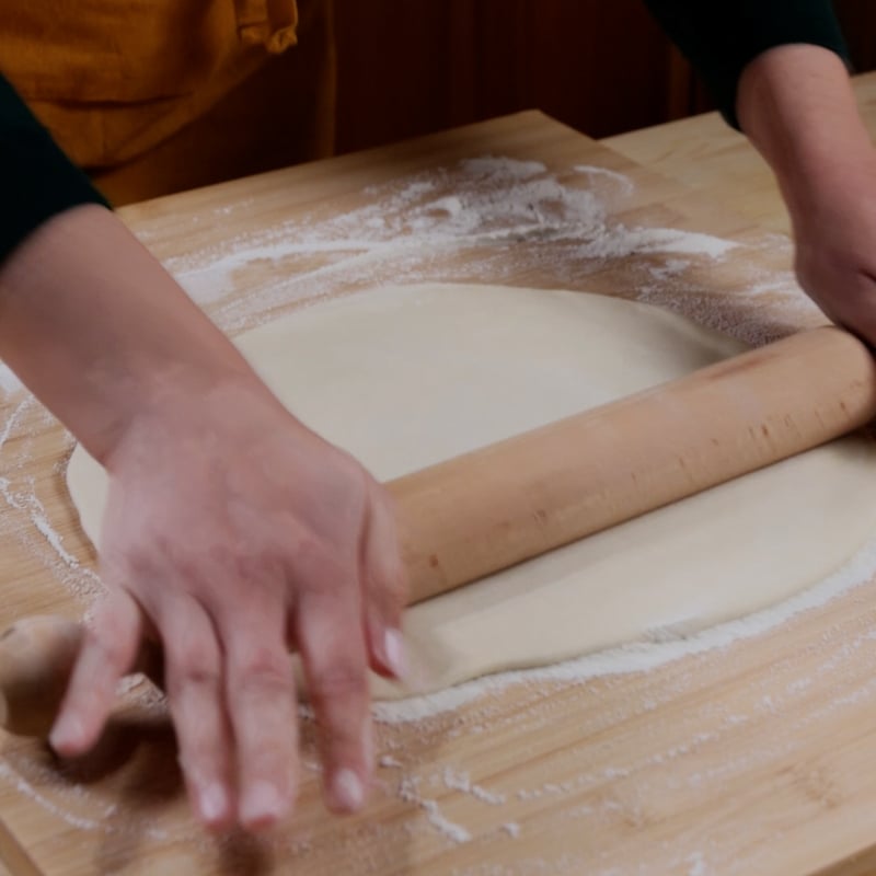 Focaccia di Recco - Step 5