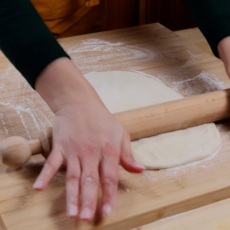 Focaccia di Recco - Step 9