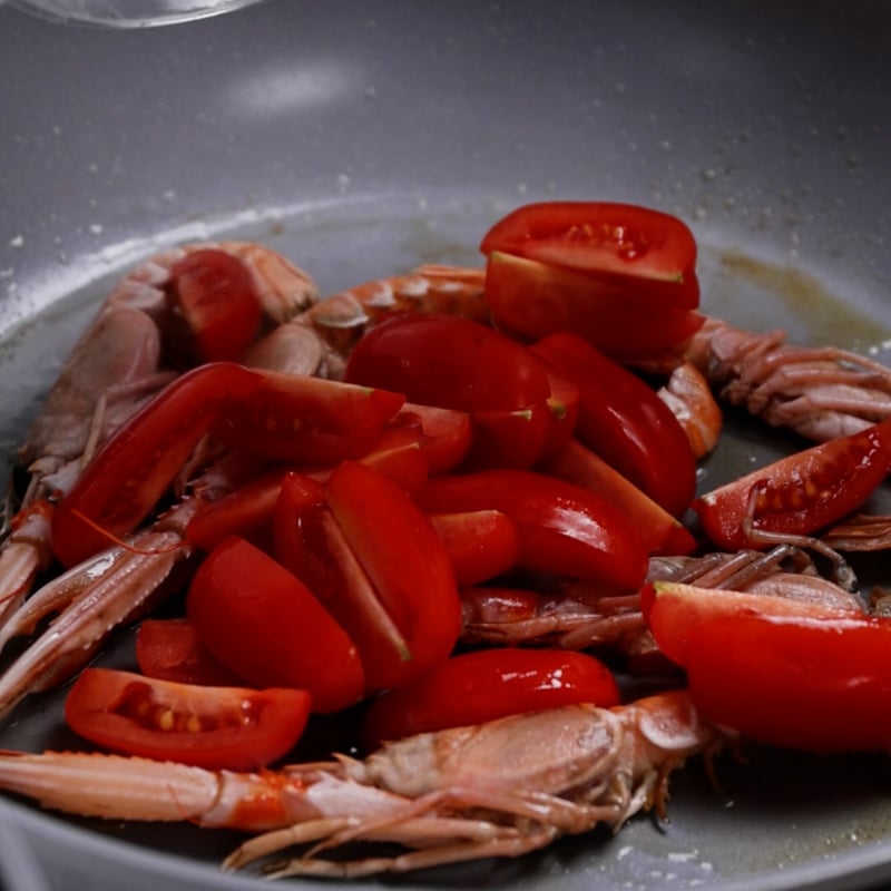 Linguine agli scampi - Step 8