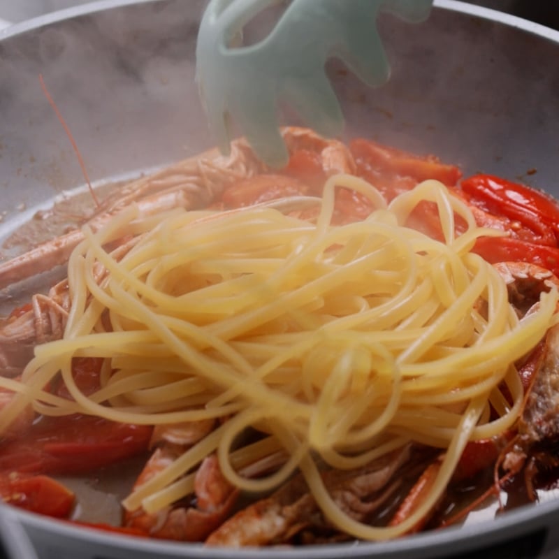 Linguine agli scampi - Step 10