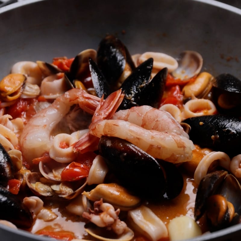 Paccheri allo scoglio - Step 6