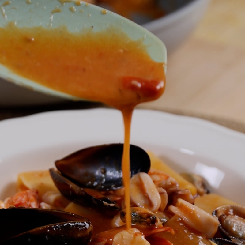 Paccheri allo scoglio - Step 8