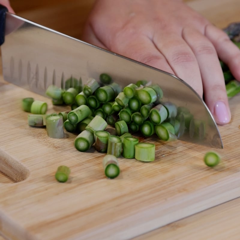 Pasta al forno con asparagi e salsiccia - Step 1