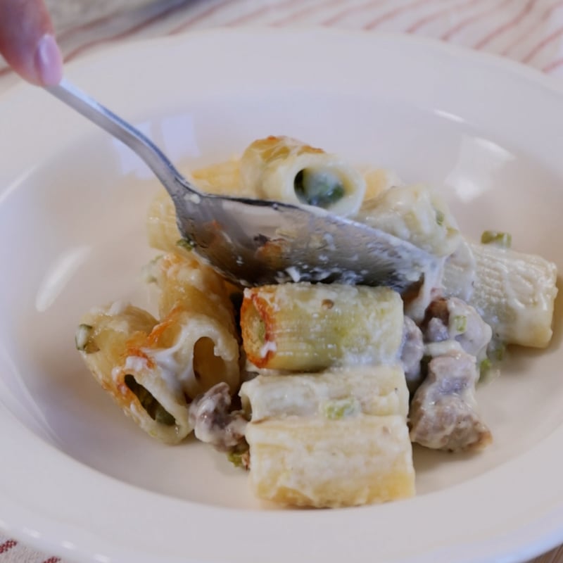 Pasta al forno con asparagi e salsiccia - Step 15