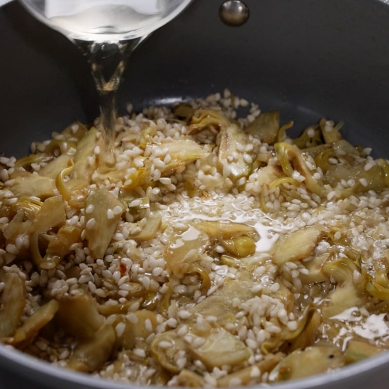 Risotto ai carciofi - Step 10