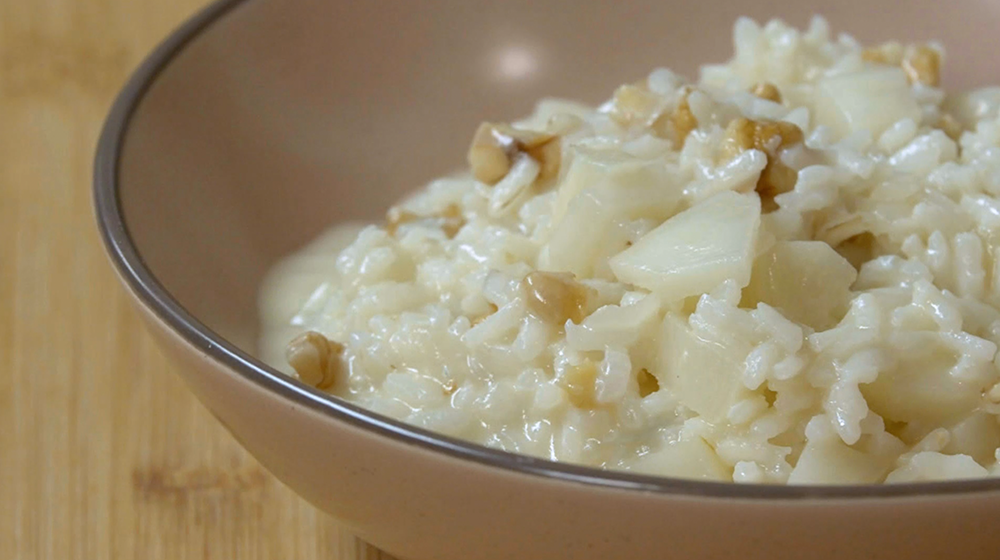 risotto pere e gorgonzola