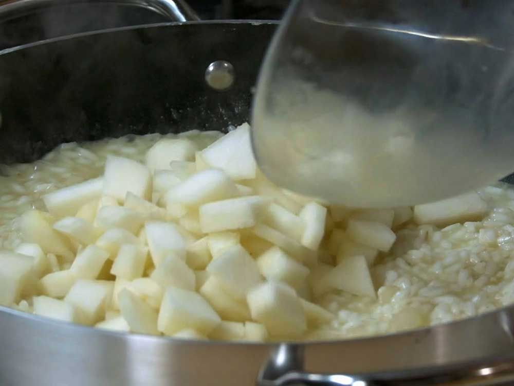 Risotto pere e gorgonzola - Step 7