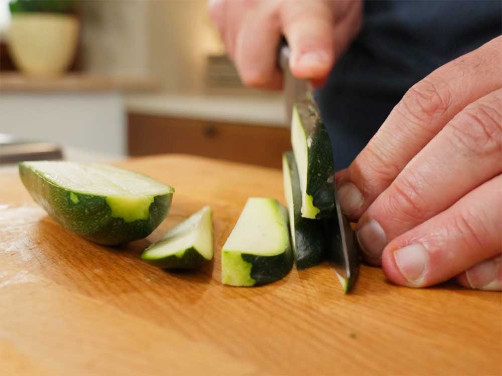 Stick di zucchine croccanti - Step 1