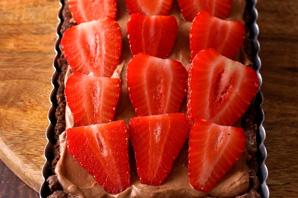 Crostata cioccolato e fragole - Step 17