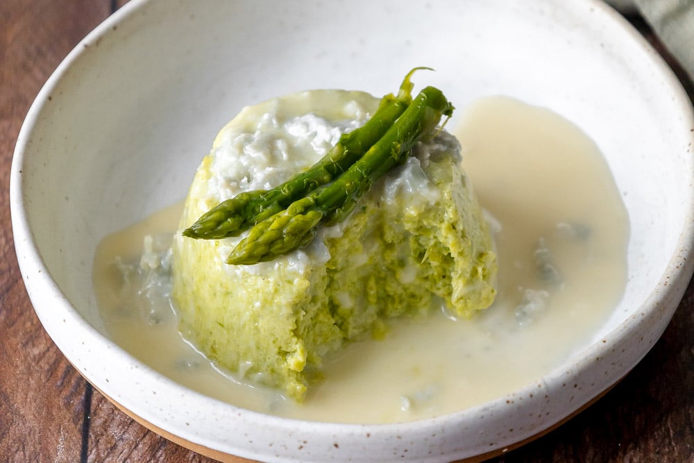 flan di asparagi