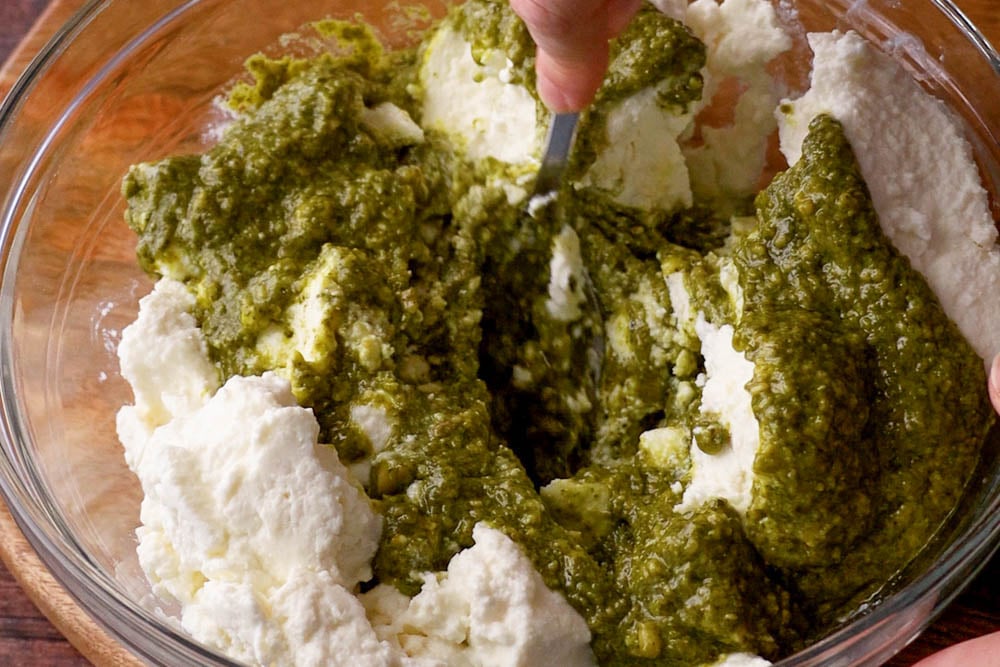 Lasagne ricotta e pesto - Step 1