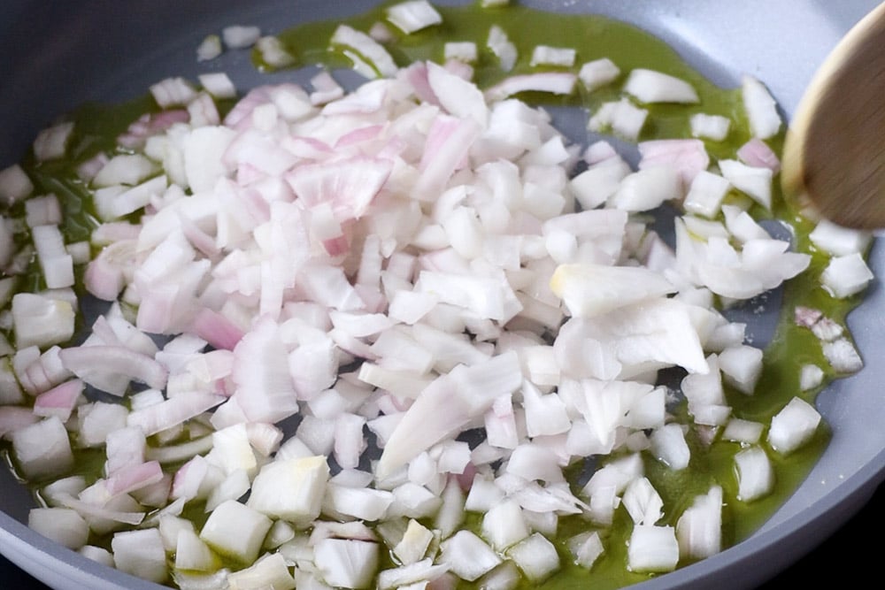 Pasta speck e zafferano - Step 1