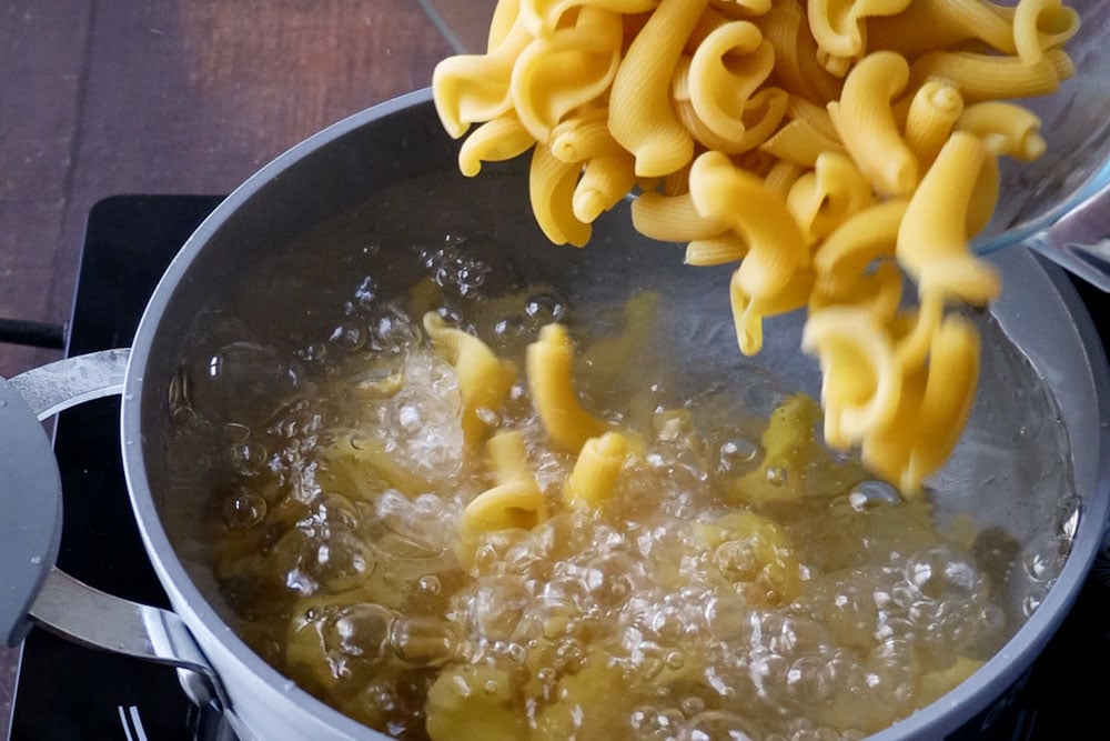 Pasta speck e zafferano - Step 4