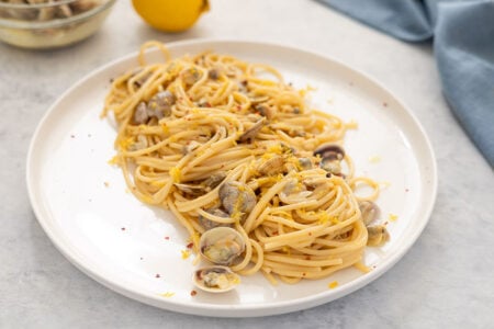 Spaghetti vongole e limone