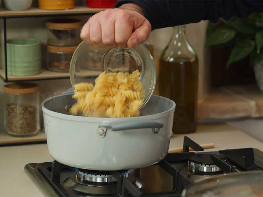 Fusilli vongole e carote - Step 6