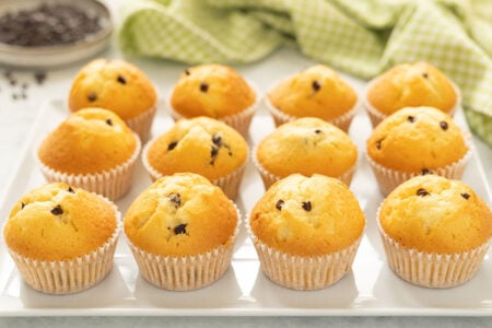 Muffin con gocce di cioccolato