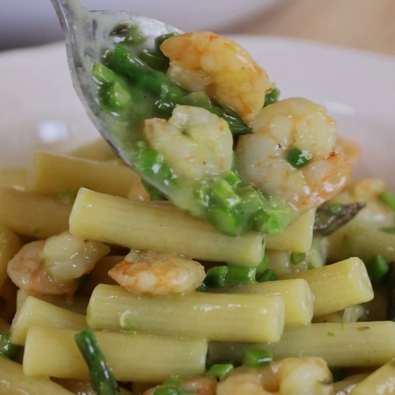 Pasta asparagi e gamberetti - Step 7