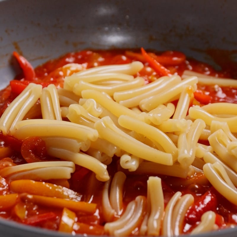 Pasta peperoni e salsiccia - Step 9